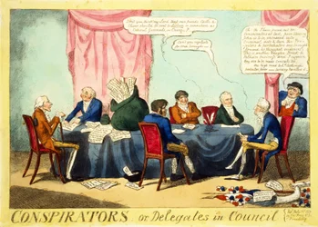 Verschwörer oder Delegierte im Rat, 1817